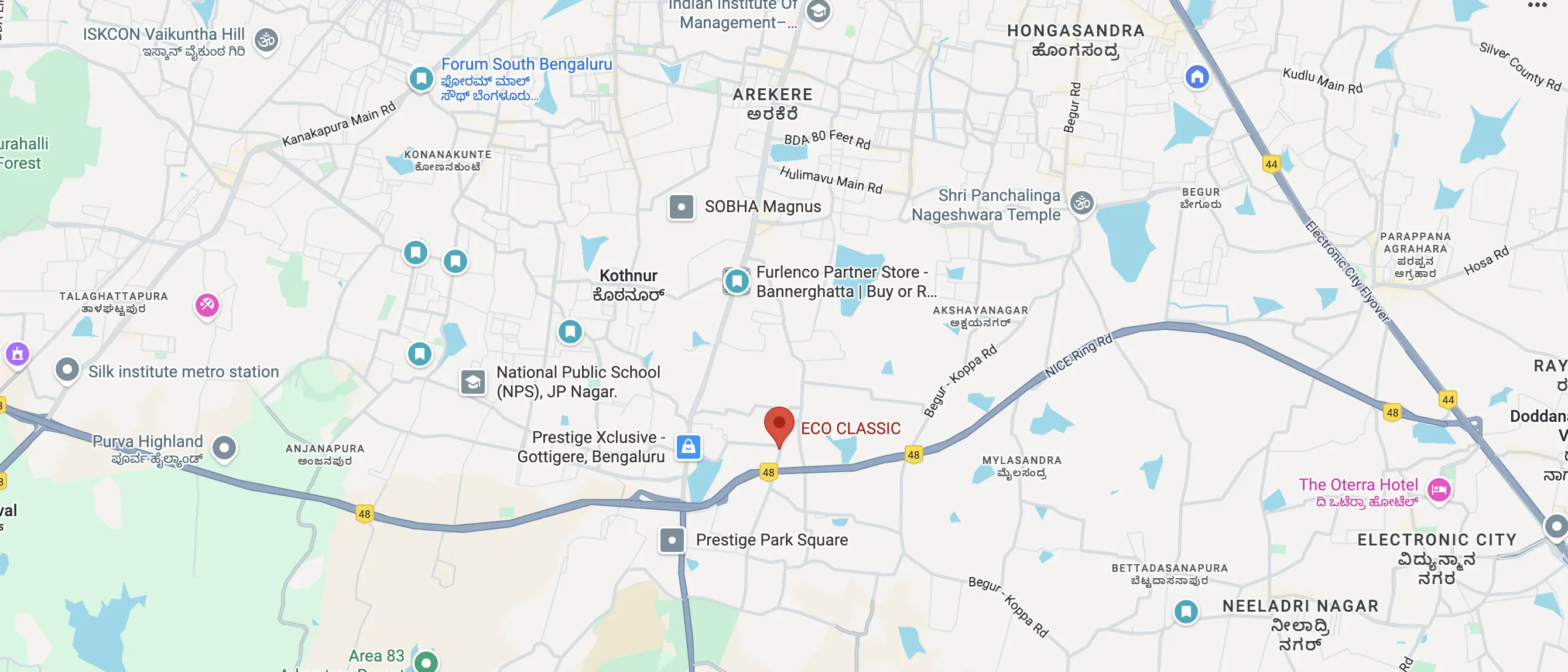 Location map – tap to open in Google Maps